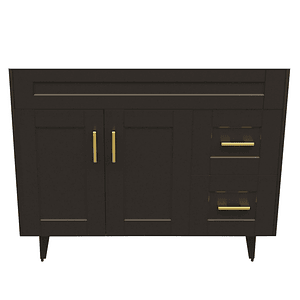 Mueble Vanitorio Deluxe 100SK CAFÉ / 98x80x45cm