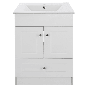 Kit Mueble B60-PHB + Vanitorio Plano-60 Blanco / 60x80x47cm