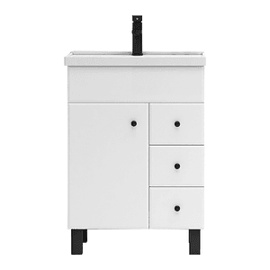Kit Mueble Vanitorio Iris 60 cm Blanco