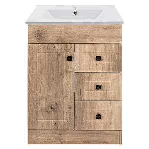 Kit Mueble b60phn-wood + Vanitorio Plano-60 W / 60x80x47cm
