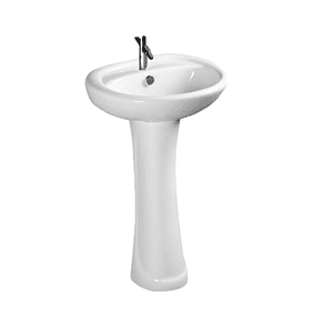 Lavamanos de Pedestal Joytek 2005 Color Blanco