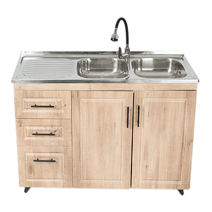 Kit Mueble + Lavaplatos W Doble Izquierdo /120x90x50cm