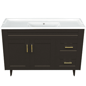 Kit Mueble Deluxe 120SK + Vanitorio F-120 Café / 120x80x47cm