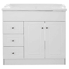 Kit Mueble B120PHI-B + Vanitorio F-120 Blanco Izquierdo 120x80x47cm 1