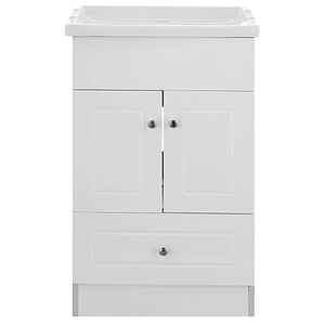 Kit Mueble B-50-PH + Vanitorio F-50 Blanco / 50x80x40cm