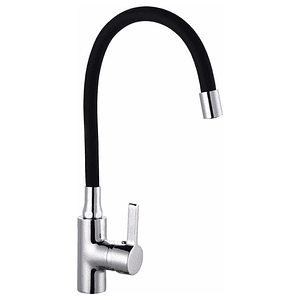 Monomando Lavaplatos Cuello Flexible Negro Täumm