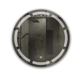 Espejo Led Joytek Redondo con Líneas L196 60 cm