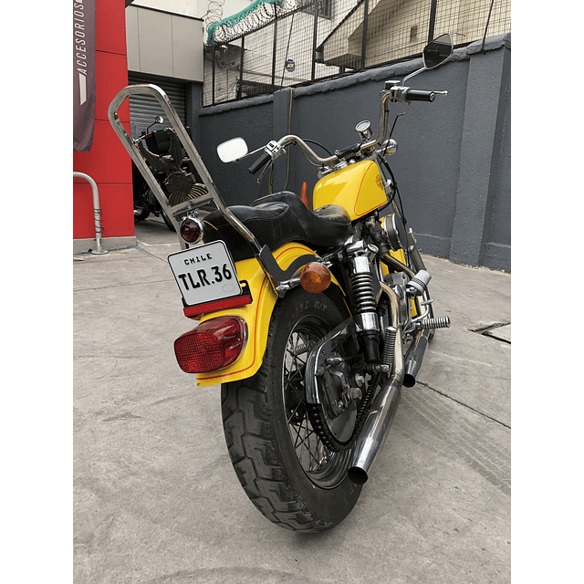 HARLEY DAVIDSON SPORTSTER 1,000CC YELLOW 1977  10,000KM