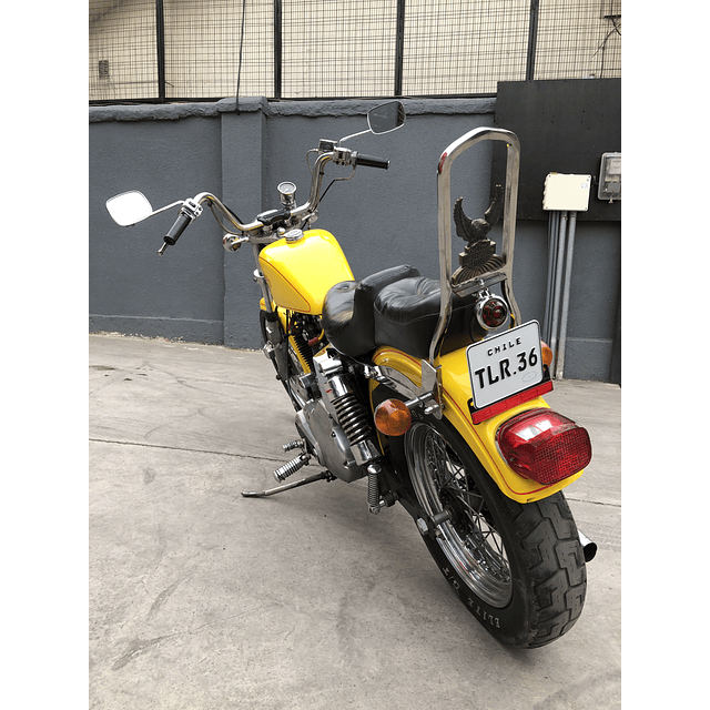 HARLEY DAVIDSON SPORTSTER 1,000CC YELLOW 1977  10,000KM