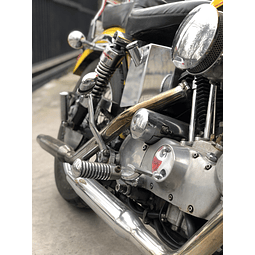 HARLEY DAVIDSON SPORTSTER 1,000CC YELLOW 1977  10,000KM