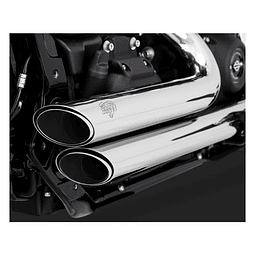 Shortshots Staggered Exhaust For Harley Softail 2018-2023