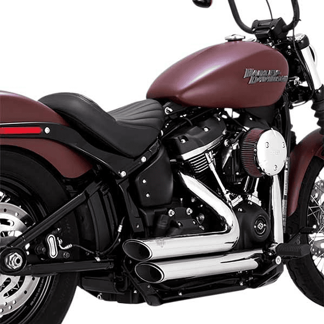 Shortshots Staggered Exhaust For Harley Softail 2018-2023