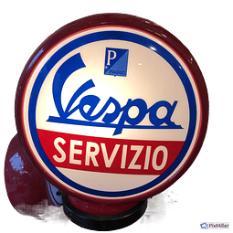 LAMPARA GLOBO LUZ EXTERIOR "VESPA SERVIZIO"