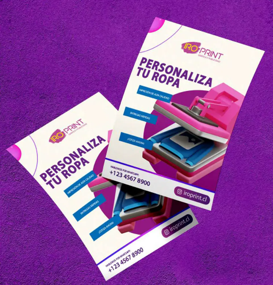 Flyer y Material Impreso Informativo 1