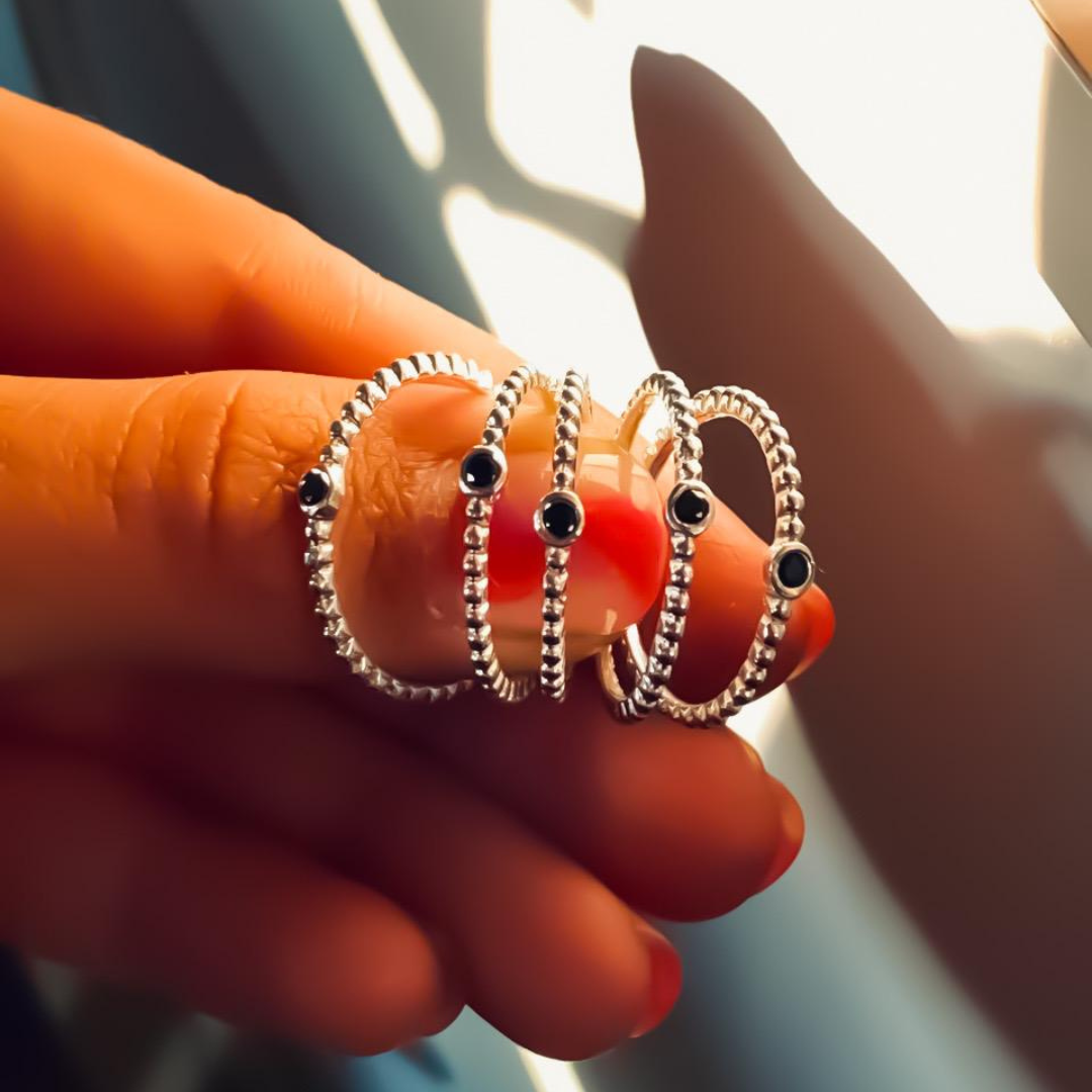 Anillo Pepita Ónix