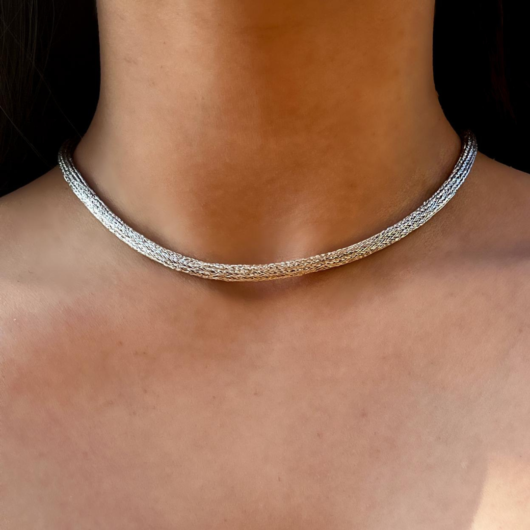 Choker Tejido