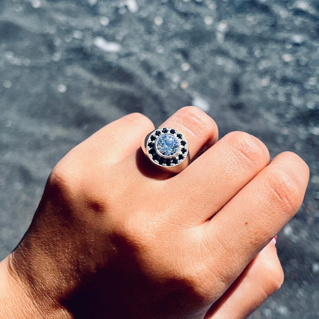 Anillo Sello Halo