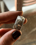 Anillo Bombé Granito Ornato