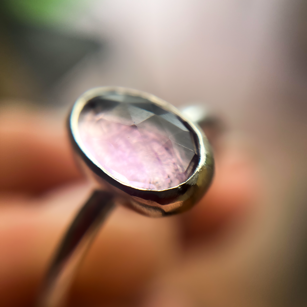 Anillo Picaflor Amatista