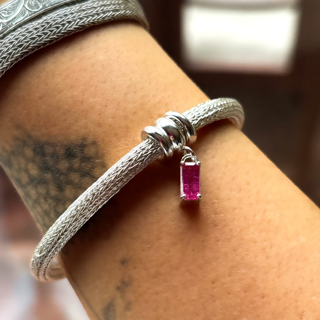Pulsera Tejida Rubí