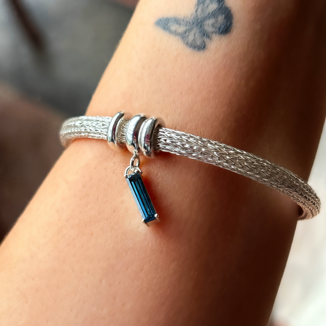 Pulsera Tejida Turmalina