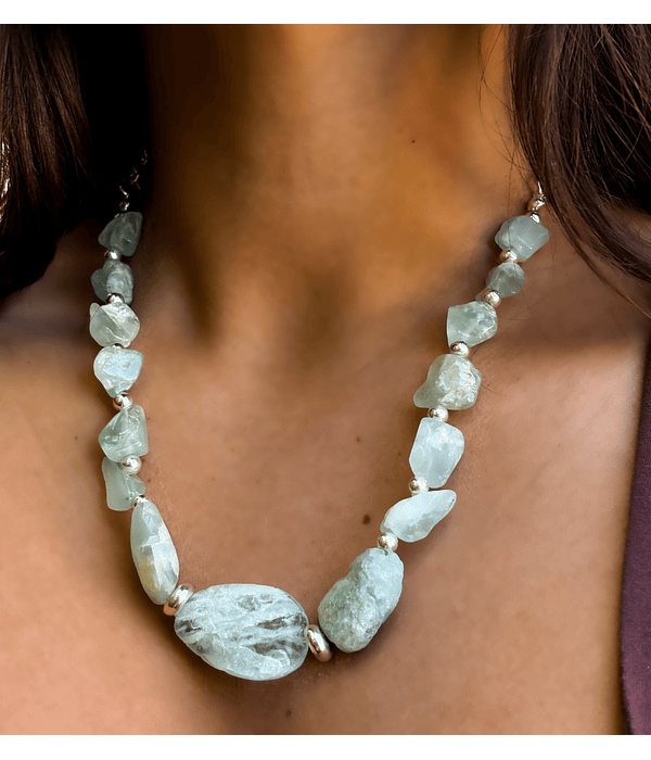Collar Aguamarinas 