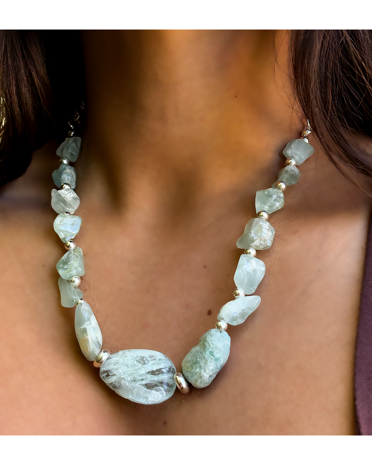 Collar Aguamarinas 