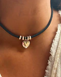 Choker Corazón Negro