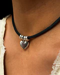 Choker Corazón Negro