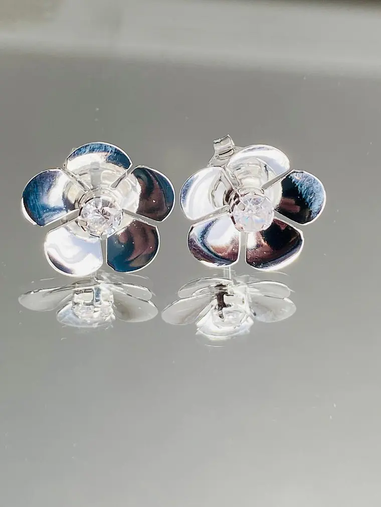 Aros Flor Centro Zircon 1