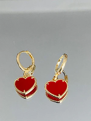 Aros Colgante Corazón