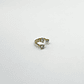 Anillo ajustable dorado con cristales - Miniatura 1