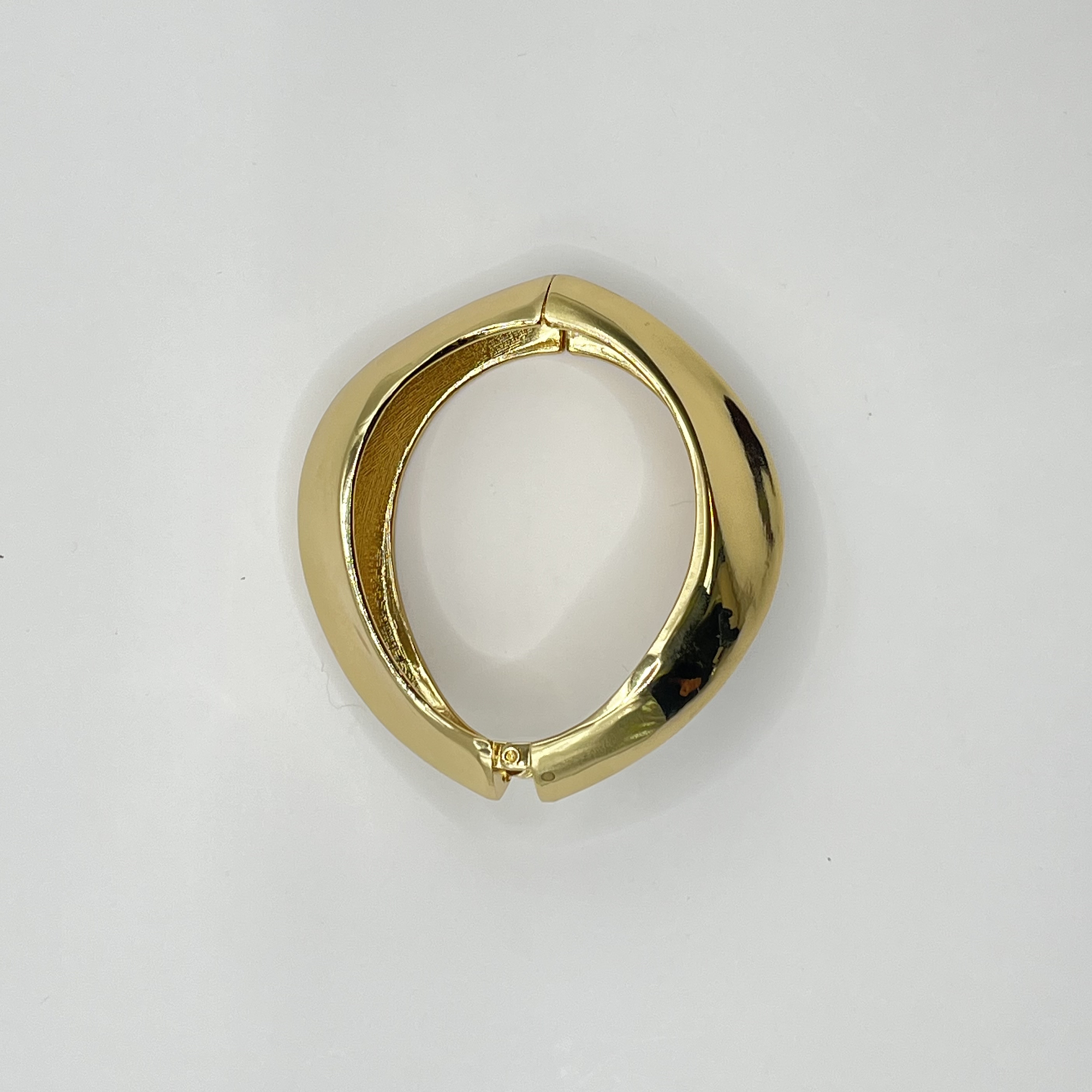 Pulsera esclava de fantasía dorada orgánica 2