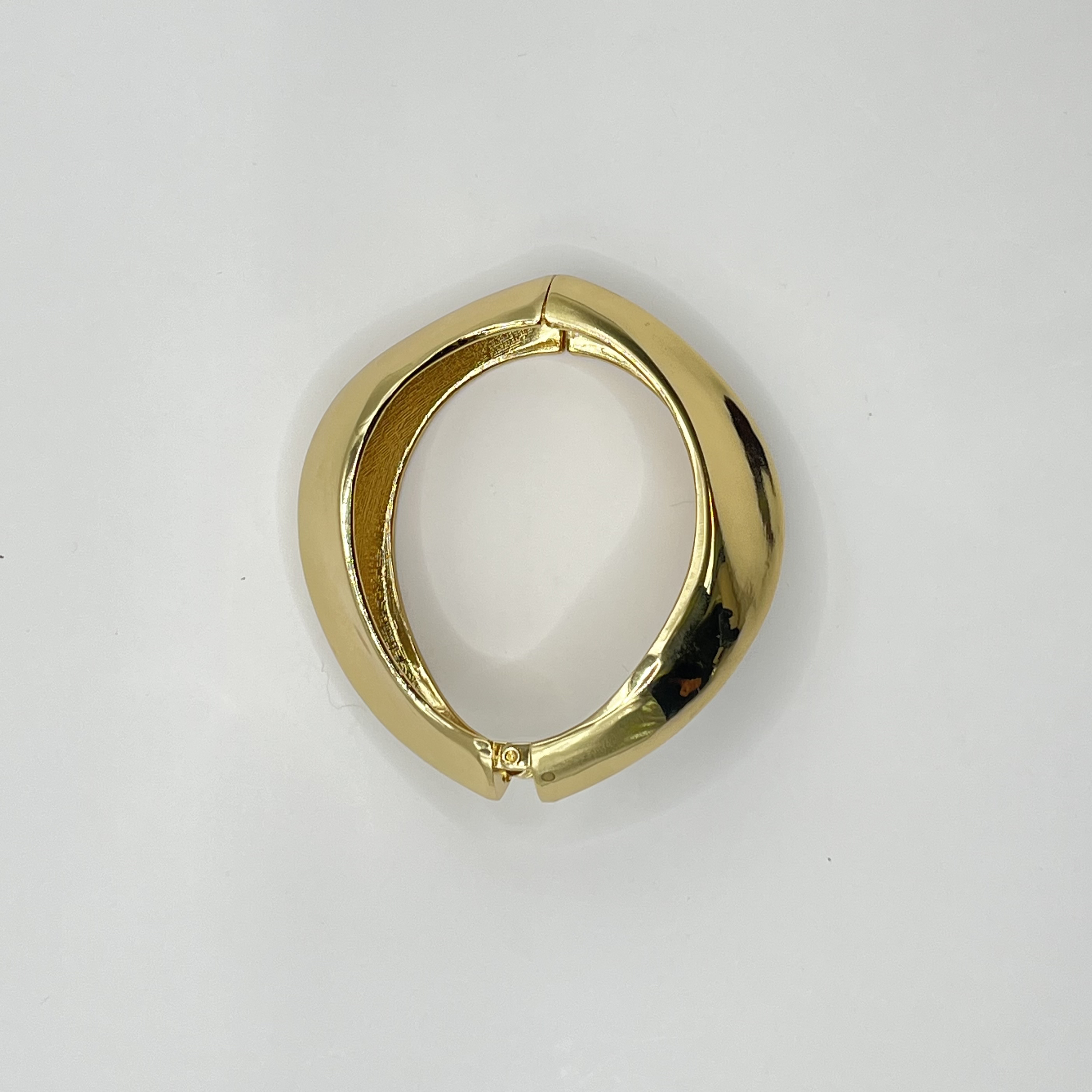 Pulsera esclava de fantasía dorada orgánica 2