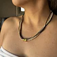Collar de acero quirúrgico de cinco vueltas con mostacillas - Miniatura 2
