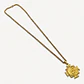 Collar dorado con dije de cruz San Benito - Miniatura 1
