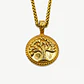 Collar dorado con dije árbol de la vida - Miniatura 1