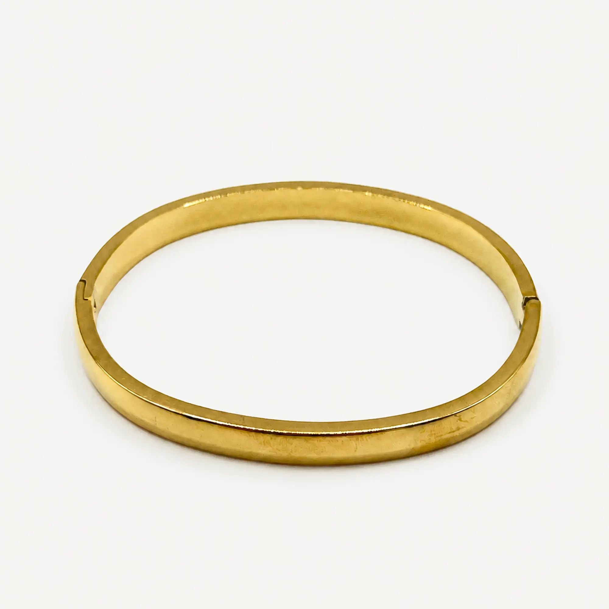 Pulsera esclava dorada lisa 1