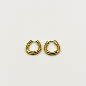 Argollas bold doradas
