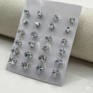 Set de 12 pares de aros punto de luz