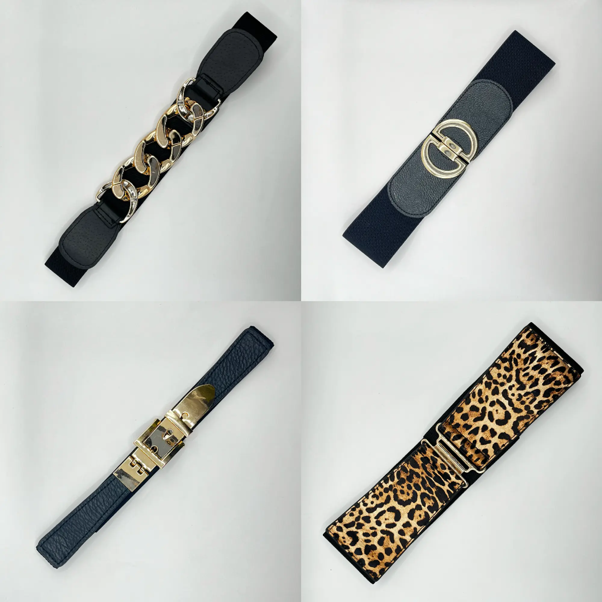 Set de 4 cinturones elasticados surtidos 1