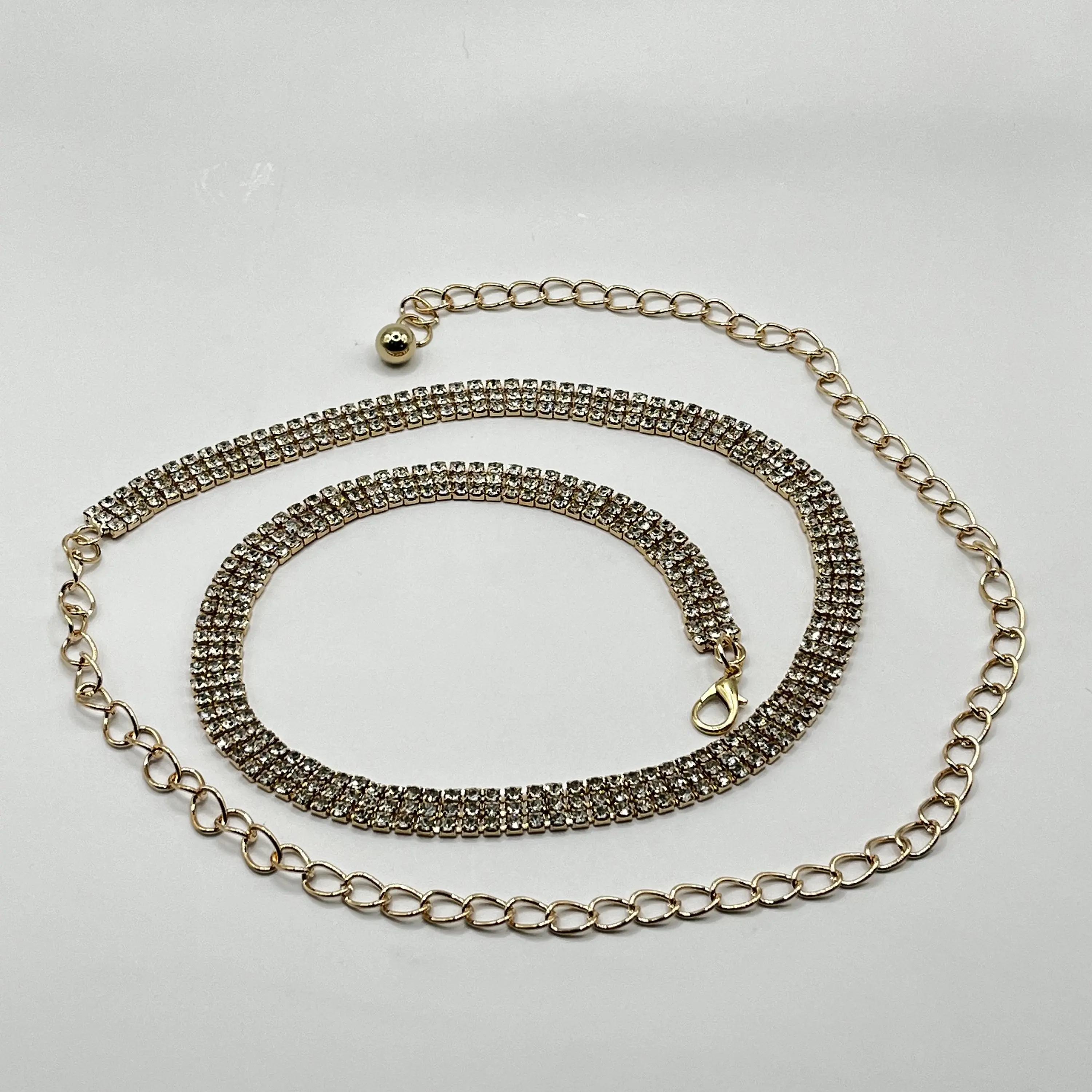 Set de 2 cinturones de cadena surtidos 4