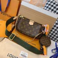 Bolso multi-pochette monogram marrón - Miniatura 2