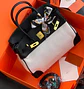 Bolso tipo Birkin bicolor  - Miniatura 1
