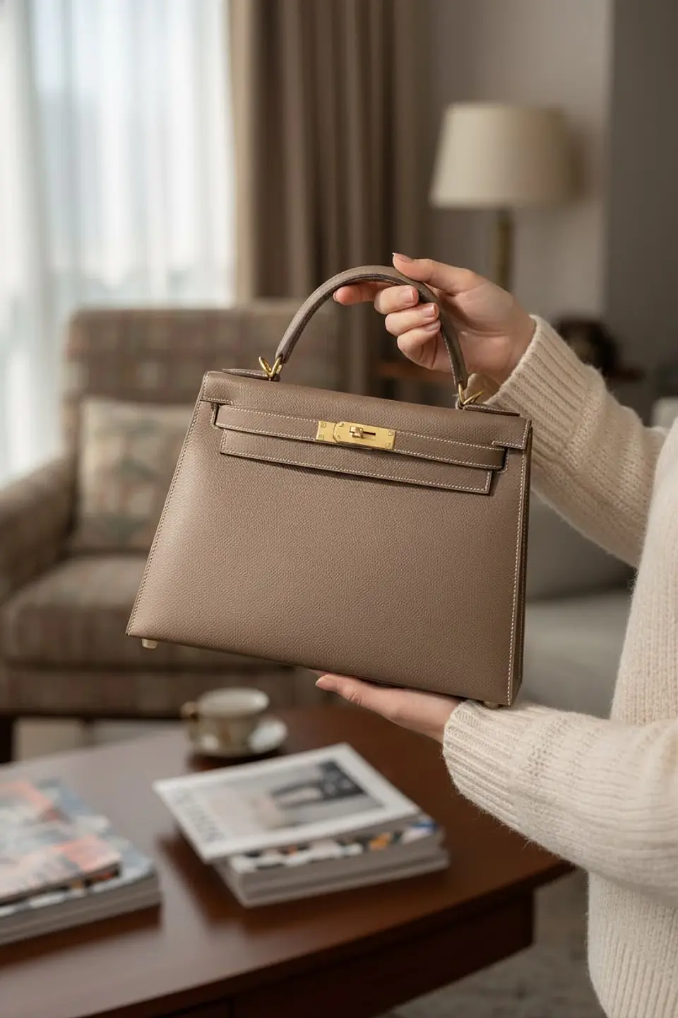 Bolso tipo Kelly  4