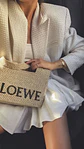 Tote de rafia texto bordado - Miniatura 4