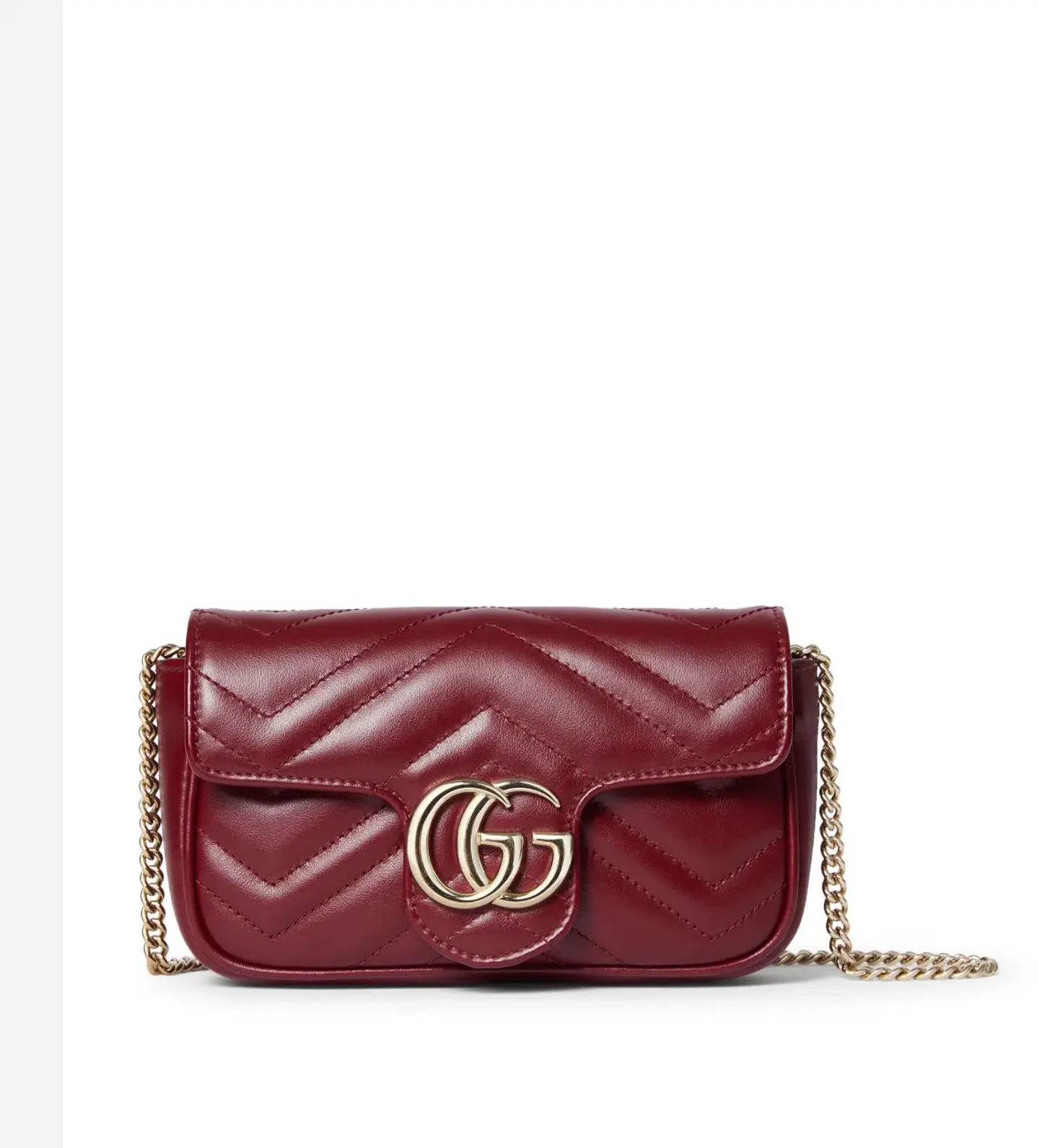 Mini bolso acolchado con cadena dorada 2