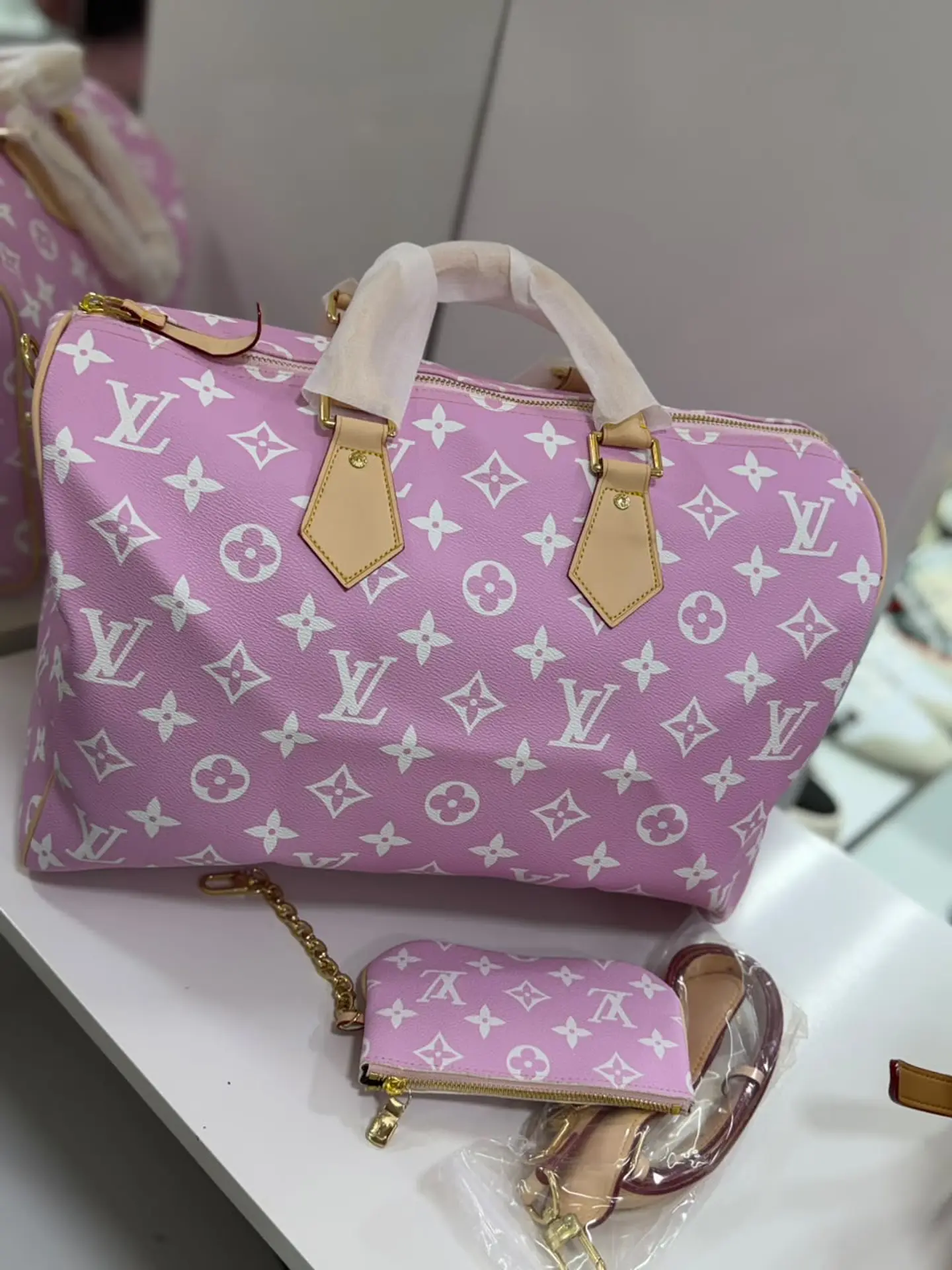Bolso Speedy con pochette, estampado 1