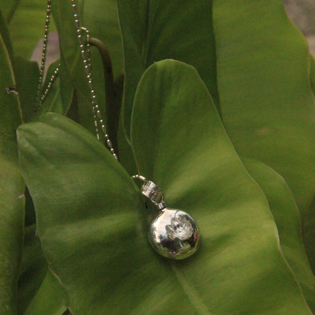  Collar Perfumero Mini Frailejon Plateado 9