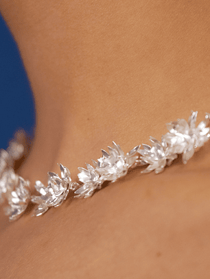 Gargantilla Frailejones Baby Plata